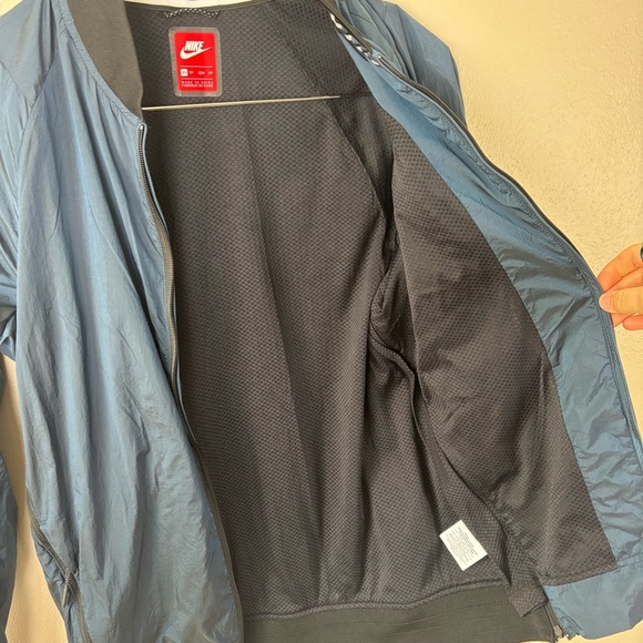 Nike Tech Hypermesh Varsity Jacket In Blue & Black Men’s Size XS 832190-010 - Picture 7 of 10